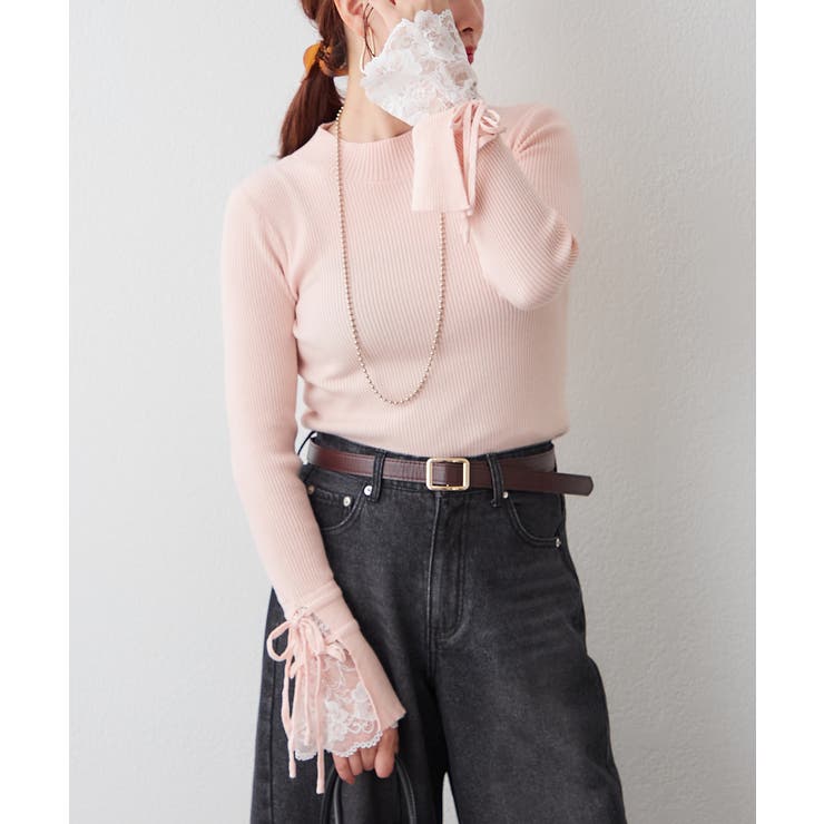 袖レース&リボンニットトップス | RMAF　NICE CLAUP / OLIVE des OLIVE | 詳細画像45 