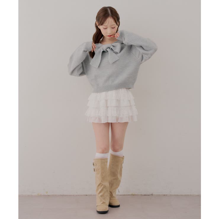 ビッグリボンニットパーカー | RMAF　NICE CLAUP / OLIVE des OLIVE | 詳細画像10 