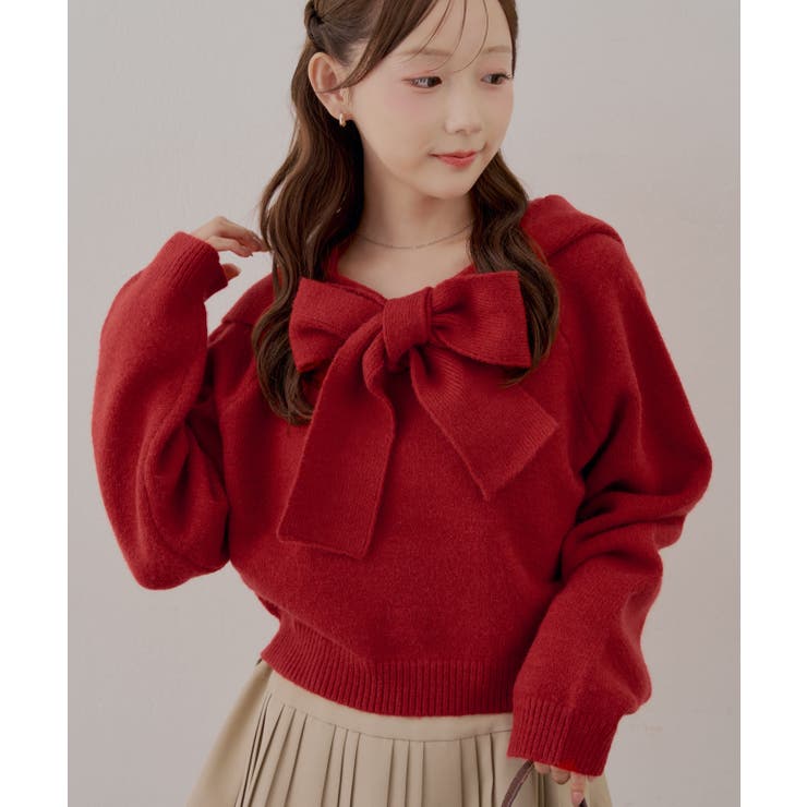 ビッグリボンニットパーカー | RMAF　NICE CLAUP / OLIVE des OLIVE | 詳細画像13 