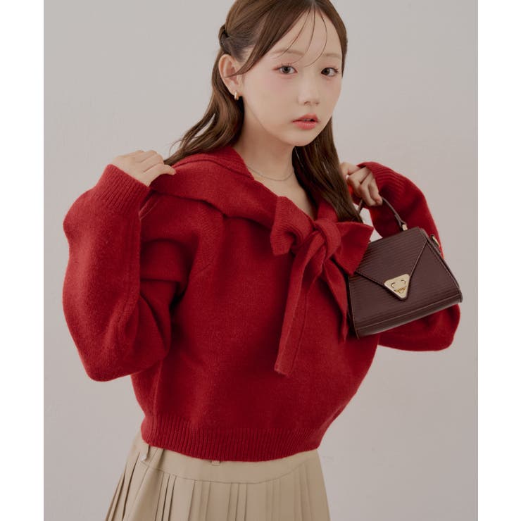 ビッグリボンニットパーカー | RMAF　NICE CLAUP / OLIVE des OLIVE | 詳細画像14 
