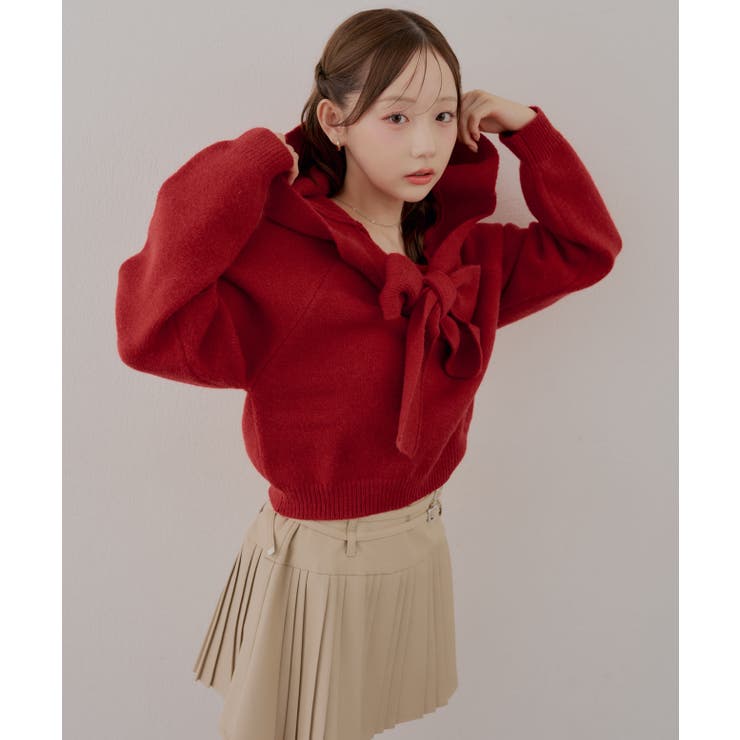 ビッグリボンニットパーカー | RMAF　NICE CLAUP / OLIVE des OLIVE | 詳細画像19 
