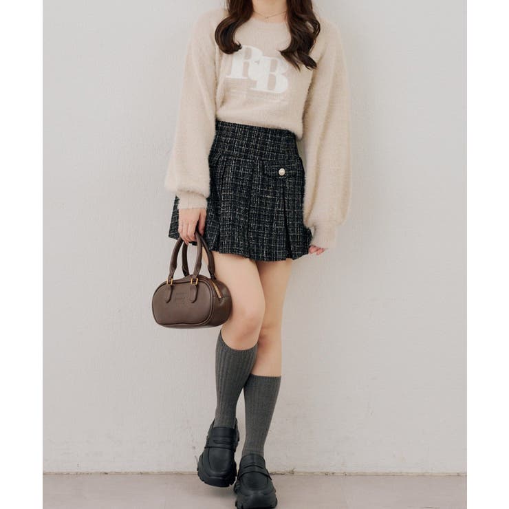 ラメフェザーキルトロゴニット | RMAF　NICE CLAUP / OLIVE des OLIVE | 詳細画像20 