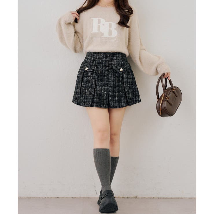 ラメフェザーキルトロゴニット | RMAF　NICE CLAUP / OLIVE des OLIVE | 詳細画像23 
