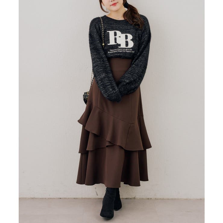 ラメフェザーキルトロゴニット | RMAF　NICE CLAUP / OLIVE des OLIVE | 詳細画像25 