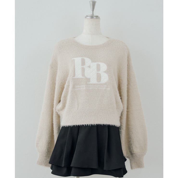 ラメフェザーキルトロゴニット | RMAF　NICE CLAUP / OLIVE des OLIVE | 詳細画像30 