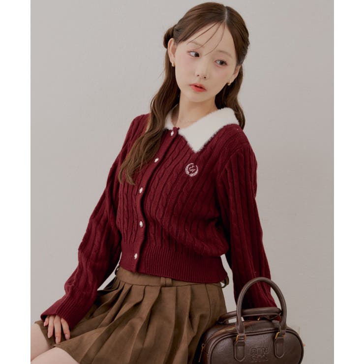 衿フェザーケーブルポロ | RMAF　NICE CLAUP / OLIVE des OLIVE | 詳細画像17 