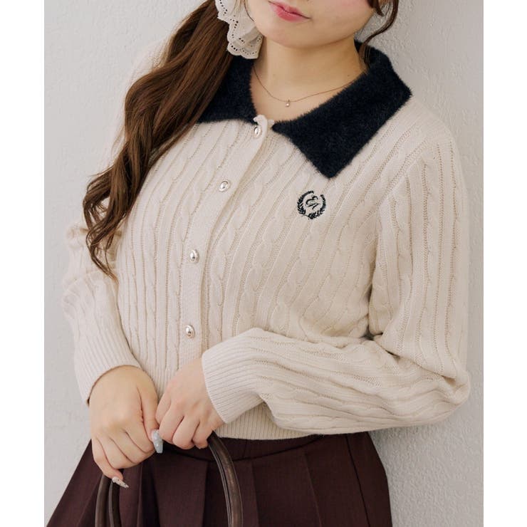 衿フェザーケーブルポロ | RMAF　NICE CLAUP / OLIVE des OLIVE | 詳細画像15 