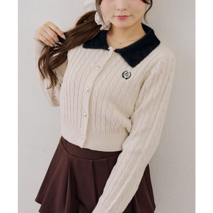 衿フェザーケーブルポロ | RMAF　NICE CLAUP / OLIVE des OLIVE | 詳細画像16 