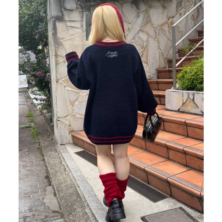 【5色展開】ハートロゴニット | RMAF　NICE CLAUP / OLIVE des OLIVE | 詳細画像26 