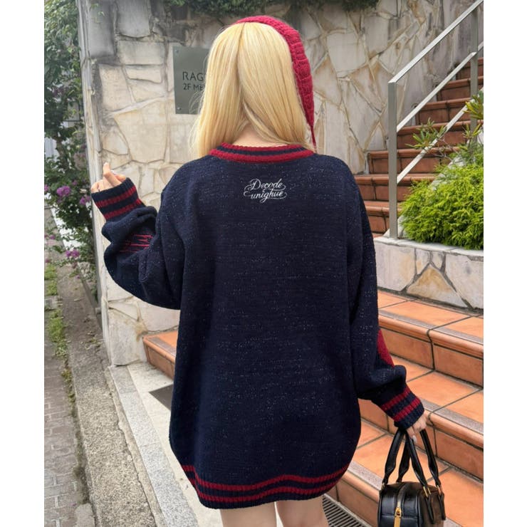 【5色展開】ハートロゴニット | RMAF　NICE CLAUP / OLIVE des OLIVE | 詳細画像27 