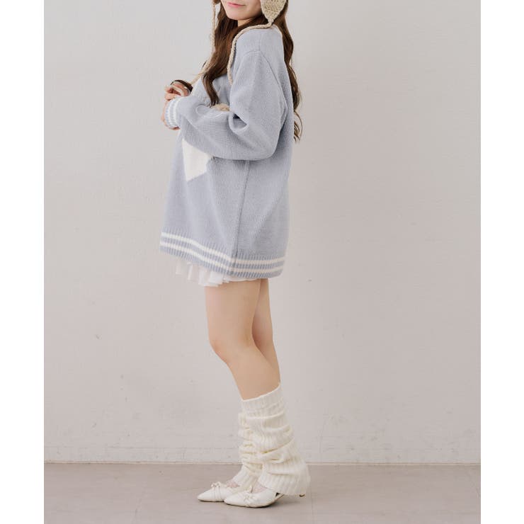 【5色展開】ハートロゴニット | RMAF　NICE CLAUP / OLIVE des OLIVE | 詳細画像20 