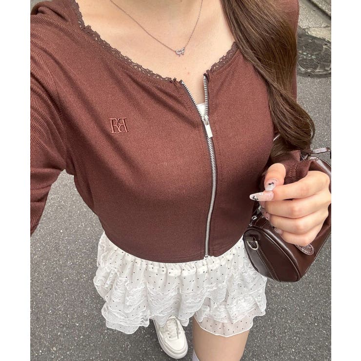 【UVカット】紫外線を90%カット！ロゴ刺繍 UVカットパーカー | RMAF　NICE CLAUP / OLIVE des OLIVE | 詳細画像30 