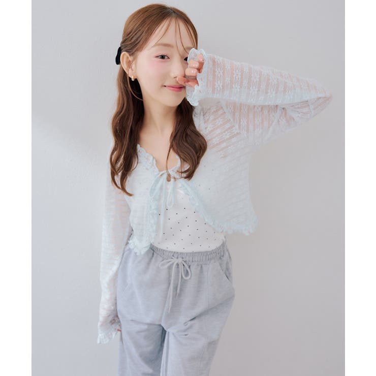 【セットアイテム】レースカーディガン×カップ付きレースキャミ | RMAF　NICE CLAUP / OLIVE des OLIVE | 詳細画像30 