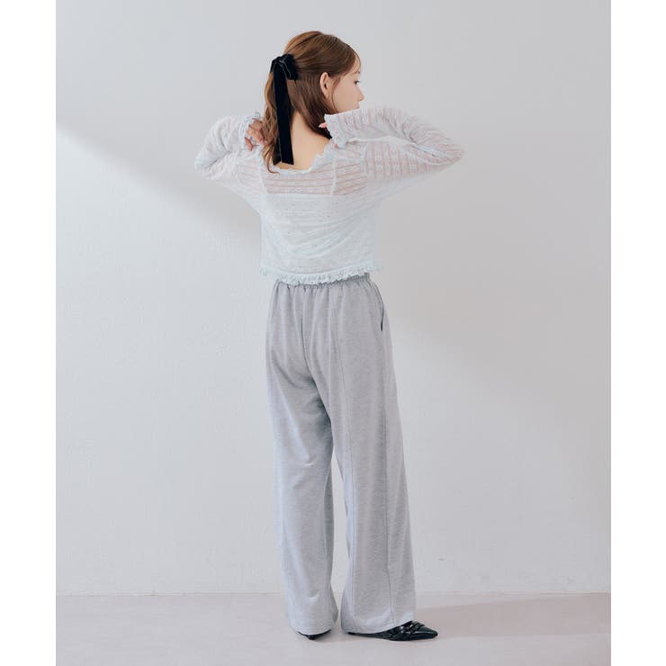 【セットアイテム】レースカーディガン×カップ付きレースキャミ | RMAF　NICE CLAUP / OLIVE des OLIVE | 詳細画像34 