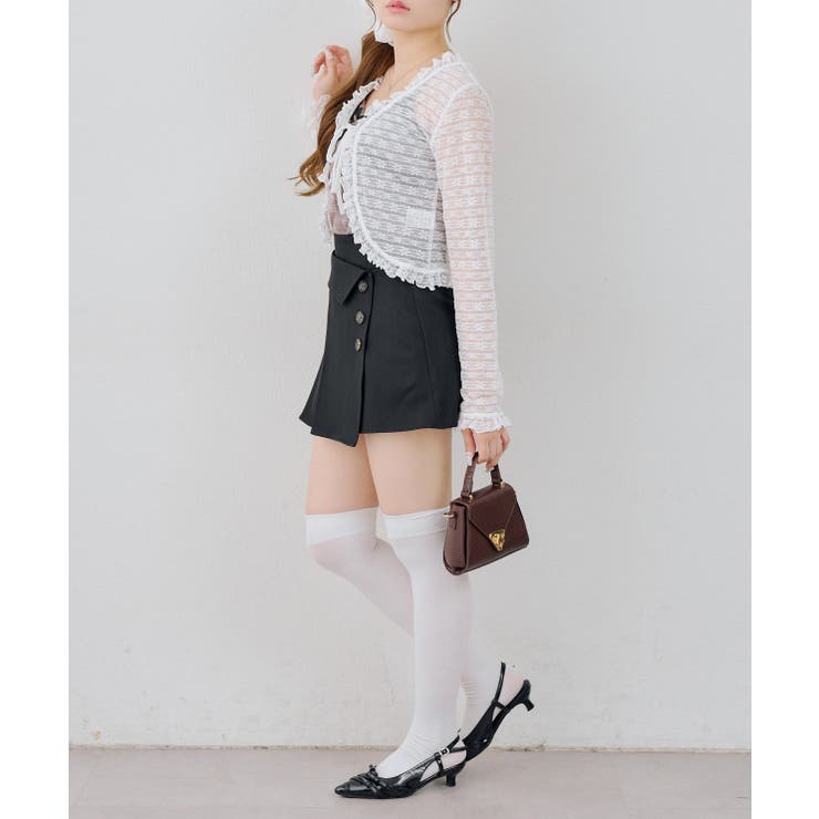 【セットアイテム】レースカーディガン×カップ付きレースキャミ | RMAF　NICE CLAUP / OLIVE des OLIVE | 詳細画像69 