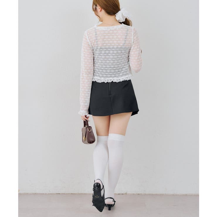 【セットアイテム】レースカーディガン×カップ付きレースキャミ | RMAF　NICE CLAUP / OLIVE des OLIVE | 詳細画像70 