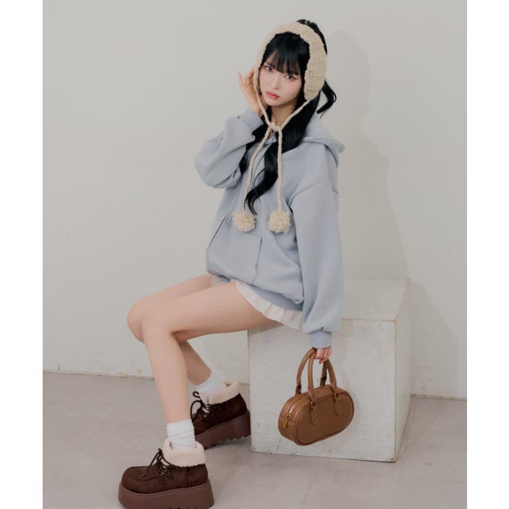 【6色展開】バックキラロゴビッグパーカー | RMAF　NICE CLAUP / OLIVE des OLIVE | 詳細画像12 