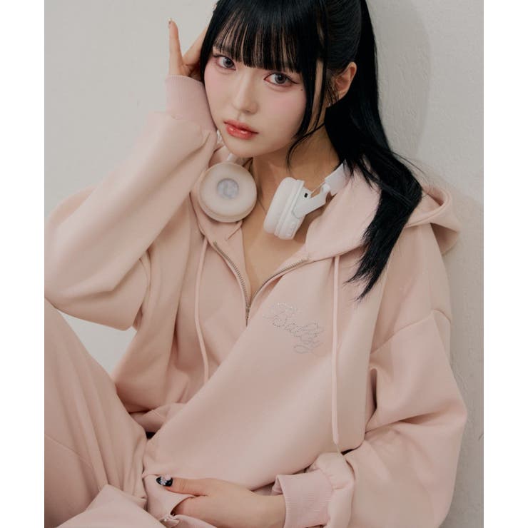 【6色展開】バックキラロゴビッグパーカー | RMAF　NICE CLAUP / OLIVE des OLIVE | 詳細画像28 