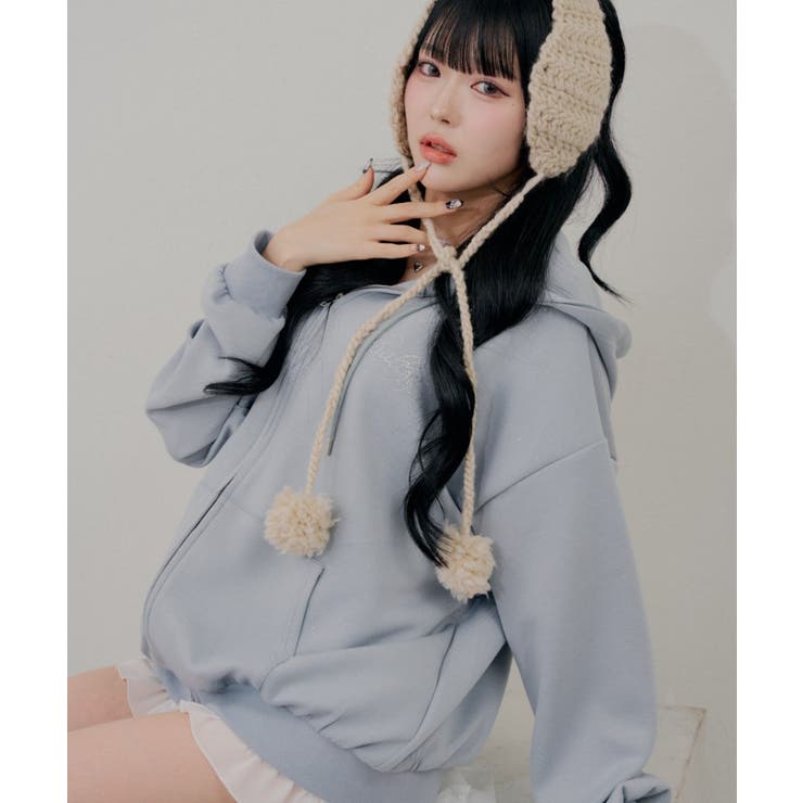 ブルー | 【6色展開】バックキラロゴビッグパーカー | RMAF　NICE CLAUP / OLIVE des OLIVE