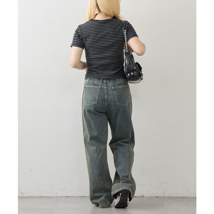 【5色展開】レースアップドッキングプルオーバー | RMAF　NICE CLAUP / OLIVE des OLIVE | 詳細画像7 