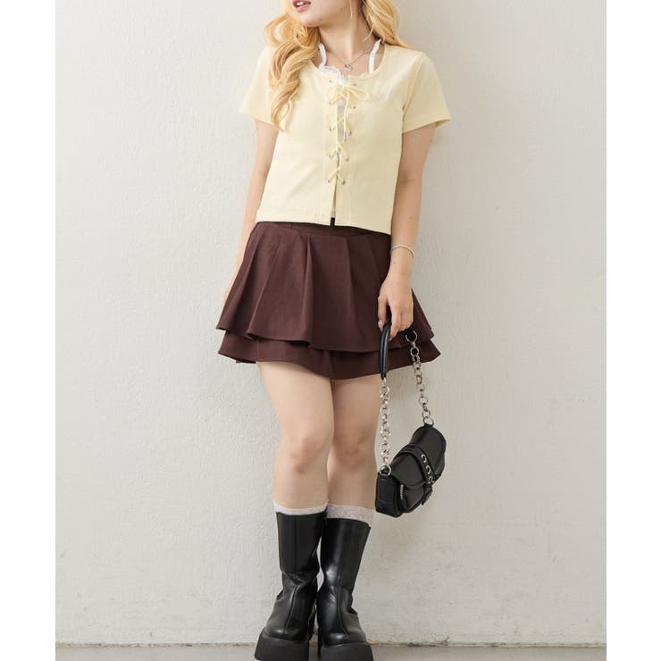 【5色展開】レースアップドッキングプルオーバー | RMAF　NICE CLAUP / OLIVE des OLIVE | 詳細画像12 