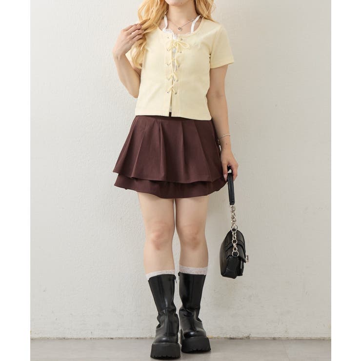 【5色展開】レースアップドッキングプルオーバー | RMAF　NICE CLAUP / OLIVE des OLIVE | 詳細画像13 