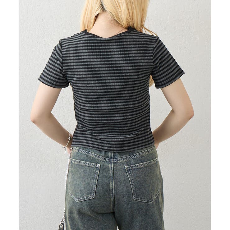 【5色展開】レースアップドッキングプルオーバー | RMAF　NICE CLAUP / OLIVE des OLIVE | 詳細画像3 