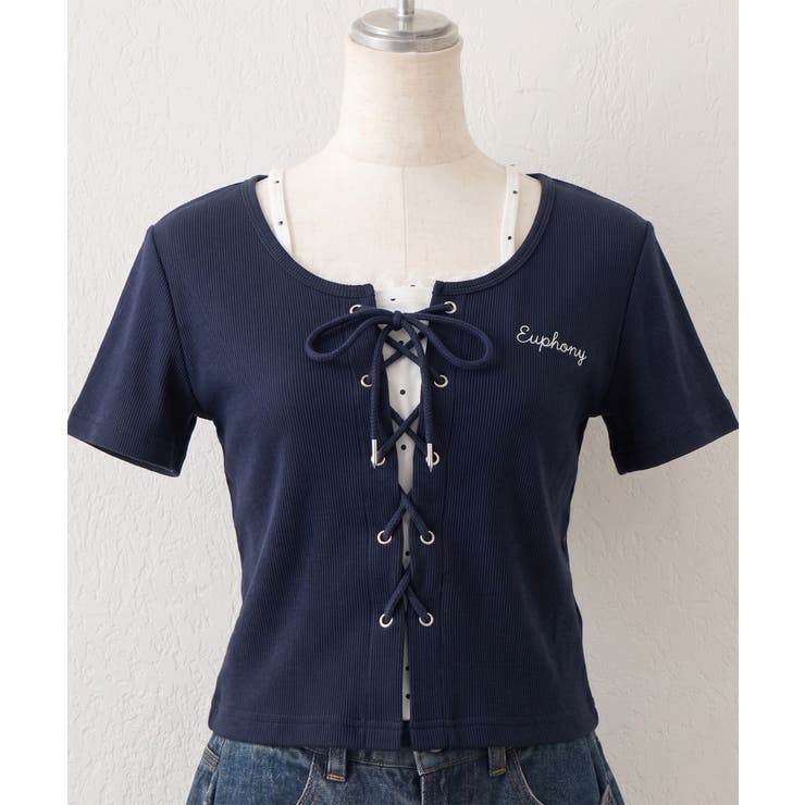 【5色展開】レースアップドッキングプルオーバー | RMAF　NICE CLAUP / OLIVE des OLIVE | 詳細画像26 