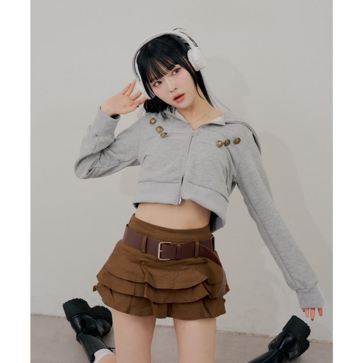 ナポレオン風ジップアップパーカー | RMAF　NICE CLAUP / OLIVE des OLIVE | 詳細画像8 