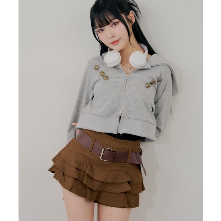 ナポレオン風ジップアップパーカー | RMAF　NICE CLAUP / OLIVE des OLIVE | 詳細画像12 