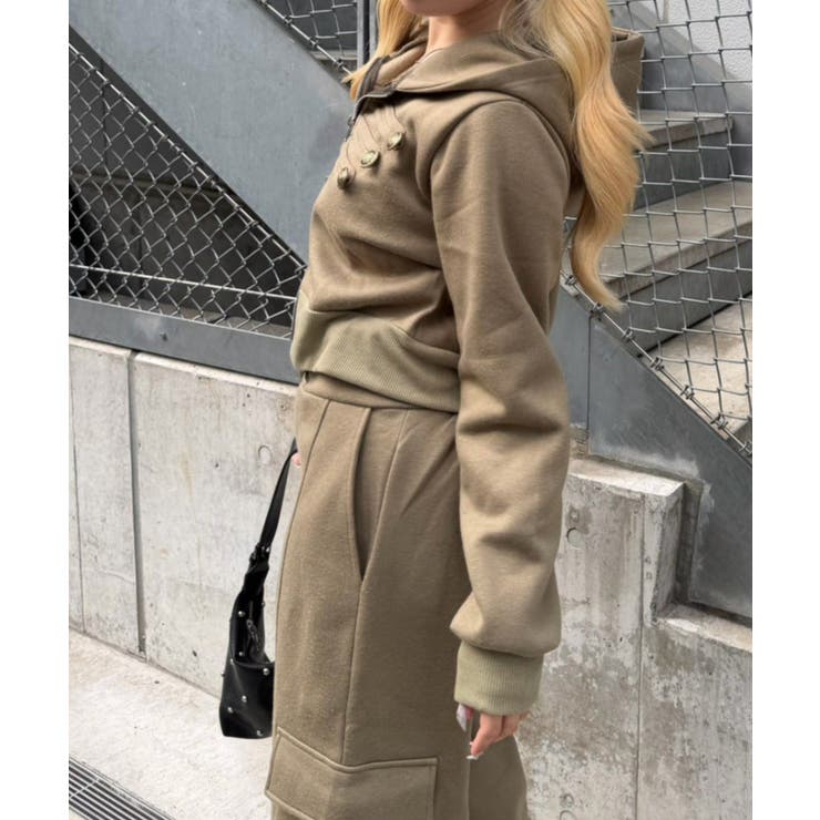 ナポレオン風ジップアップパーカー | RMAF　NICE CLAUP / OLIVE des OLIVE | 詳細画像25 