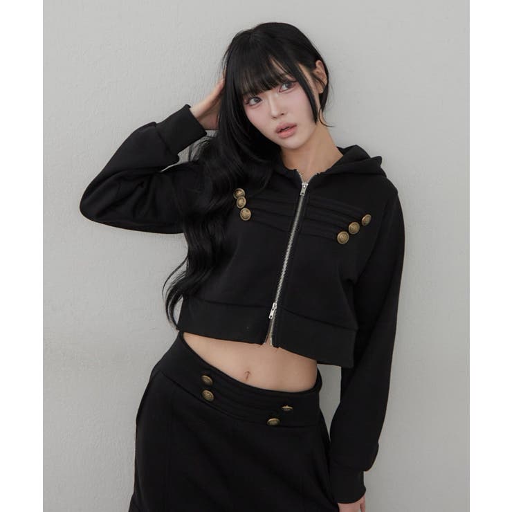 ナポレオン風ジップアップパーカー | RMAF　NICE CLAUP / OLIVE des OLIVE | 詳細画像45 