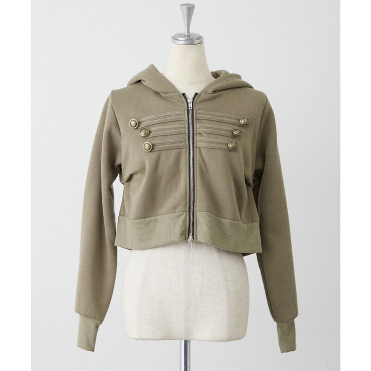 ナポレオン風ジップアップパーカー | RMAF　NICE CLAUP / OLIVE des OLIVE | 詳細画像41 