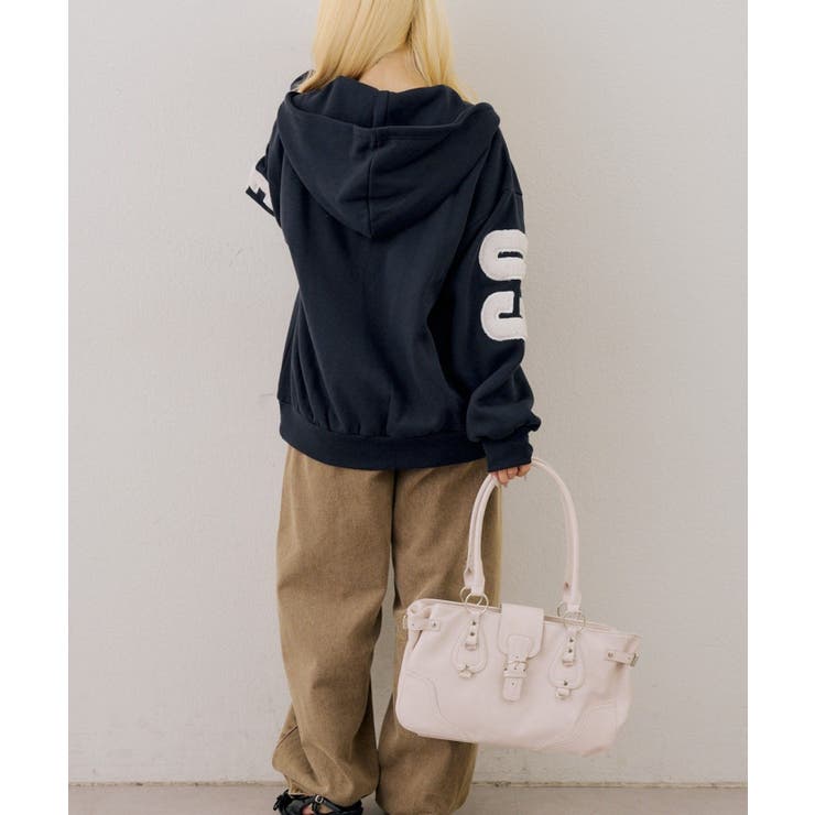 【裏起毛】でかファーロゴジップアップパーカー | RMAF　NICE CLAUP / OLIVE des OLIVE | 詳細画像21 