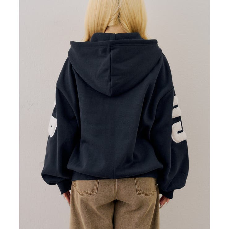 【裏起毛】でかファーロゴジップアップパーカー | RMAF　NICE CLAUP / OLIVE des OLIVE | 詳細画像44 
