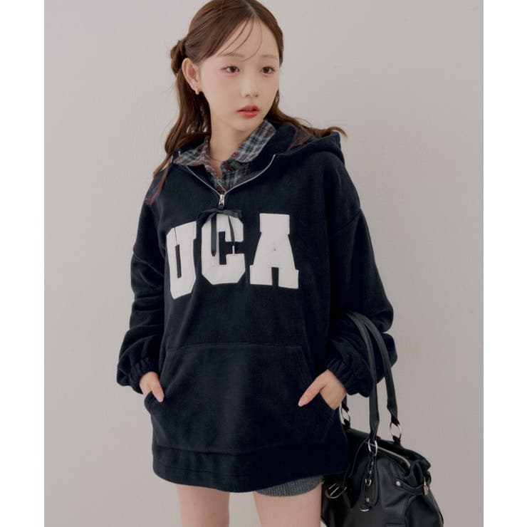【5色展開】UCAフリースパーカー | RMAF　NICE CLAUP / OLIVE des OLIVE | 詳細画像4 