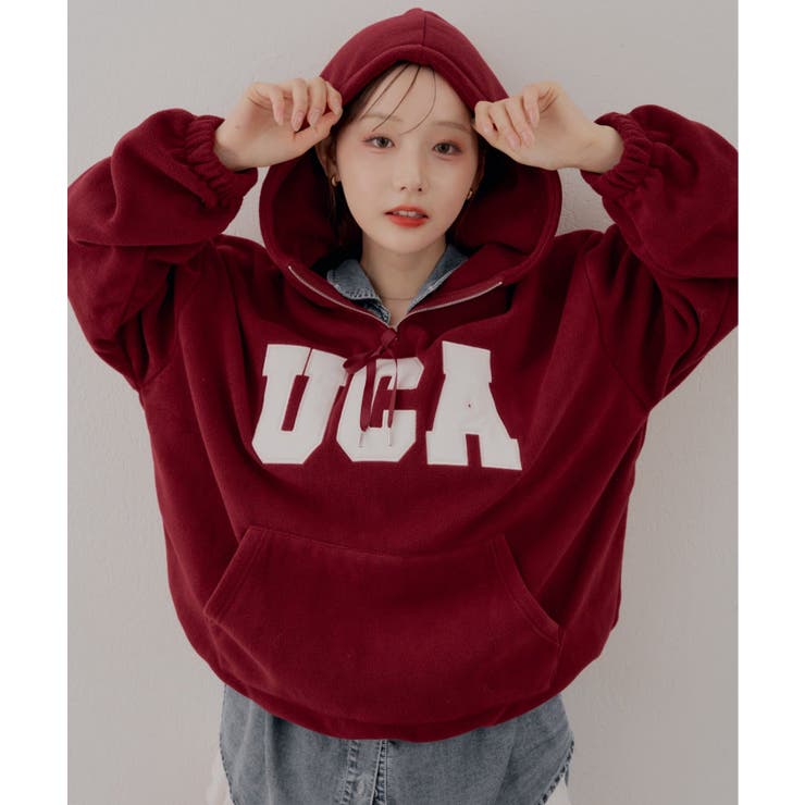 ボルドー | 【5色展開】UCAフリースパーカー | RMAF　NICE CLAUP / OLIVE des OLIVE