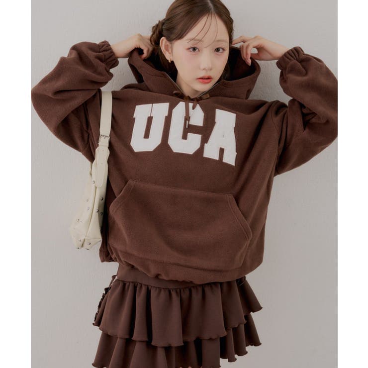 ブラウン | 【5色展開】UCAフリースパーカー | RMAF　NICE CLAUP / OLIVE des OLIVE