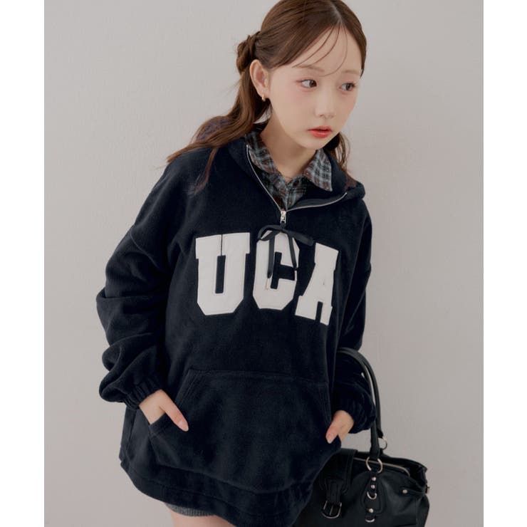 ネイビー | 【5色展開】UCAフリースパーカー | RMAF　NICE CLAUP / OLIVE des OLIVE