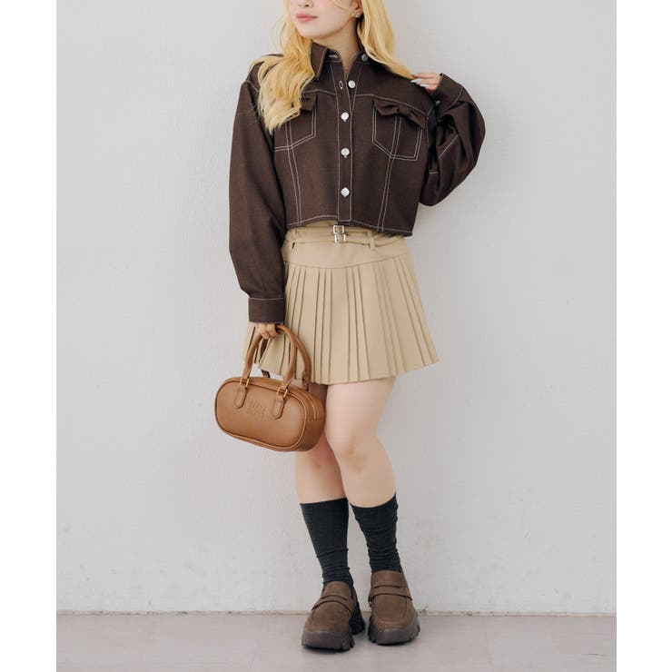 【セットアップ対応】リボンフラップブルゾン | RMAF　NICE CLAUP / OLIVE des OLIVE | 詳細画像8 