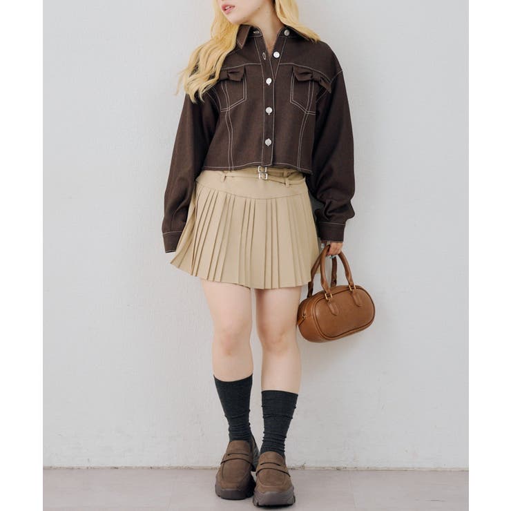 【セットアップ対応】リボンフラップブルゾン | RMAF　NICE CLAUP / OLIVE des OLIVE | 詳細画像5 
