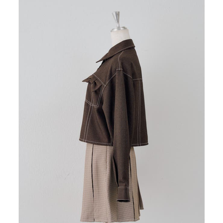 【セットアップ対応】リボンフラップブルゾン | RMAF　NICE CLAUP / OLIVE des OLIVE | 詳細画像20 
