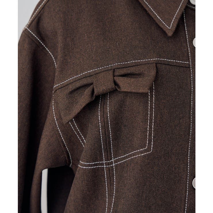 【セットアップ対応】リボンフラップブルゾン | RMAF　NICE CLAUP / OLIVE des OLIVE | 詳細画像22 