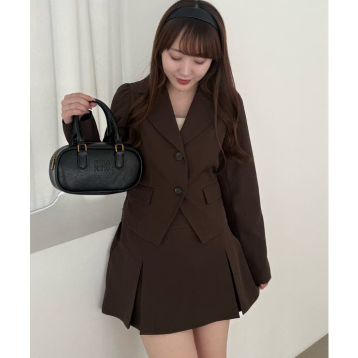 【セットアップ対応】レースアップショートジャケット | RMAF　NICE CLAUP / OLIVE des OLIVE | 詳細画像2 