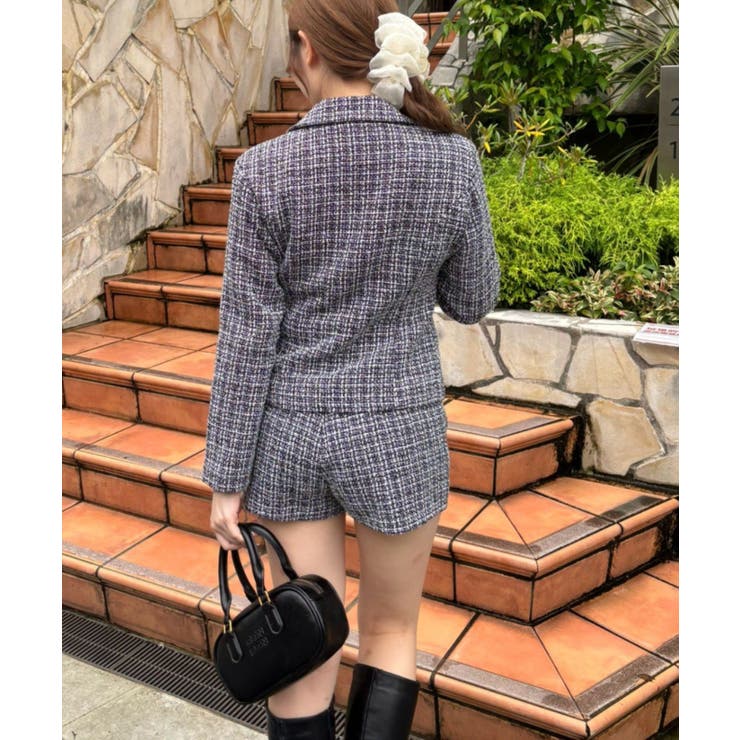 【ツイードコレクション】ギャザーダブルジャケット | RMAF　NICE CLAUP / OLIVE des OLIVE | 詳細画像25 