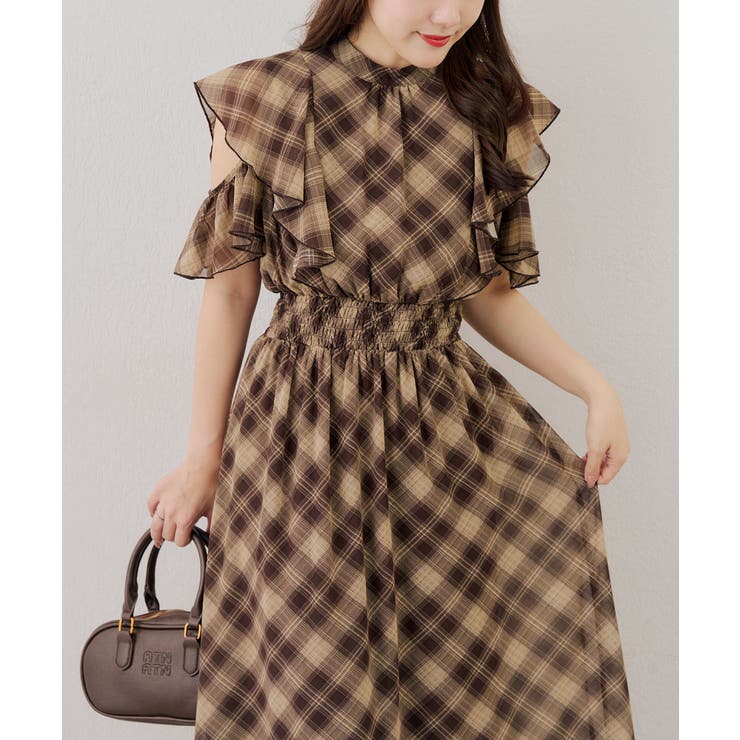 肩開き後リボンワンピース | RMAF　NICE CLAUP / OLIVE des OLIVE | 詳細画像20 