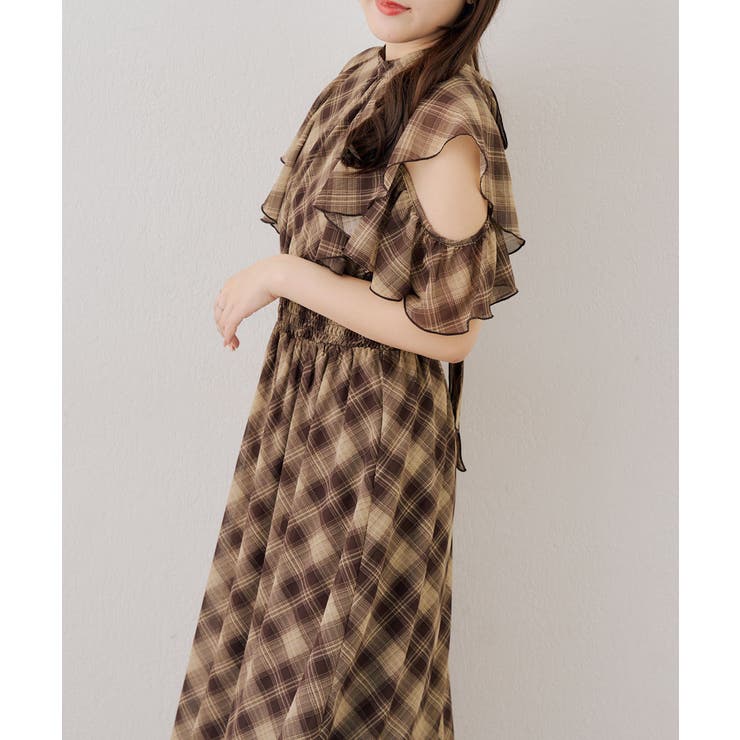 肩開き後リボンワンピース | RMAF　NICE CLAUP / OLIVE des OLIVE | 詳細画像21 