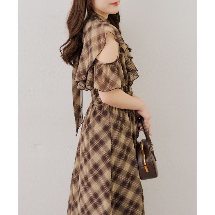 肩開き後リボンワンピース | RMAF　NICE CLAUP / OLIVE des OLIVE | 詳細画像22 