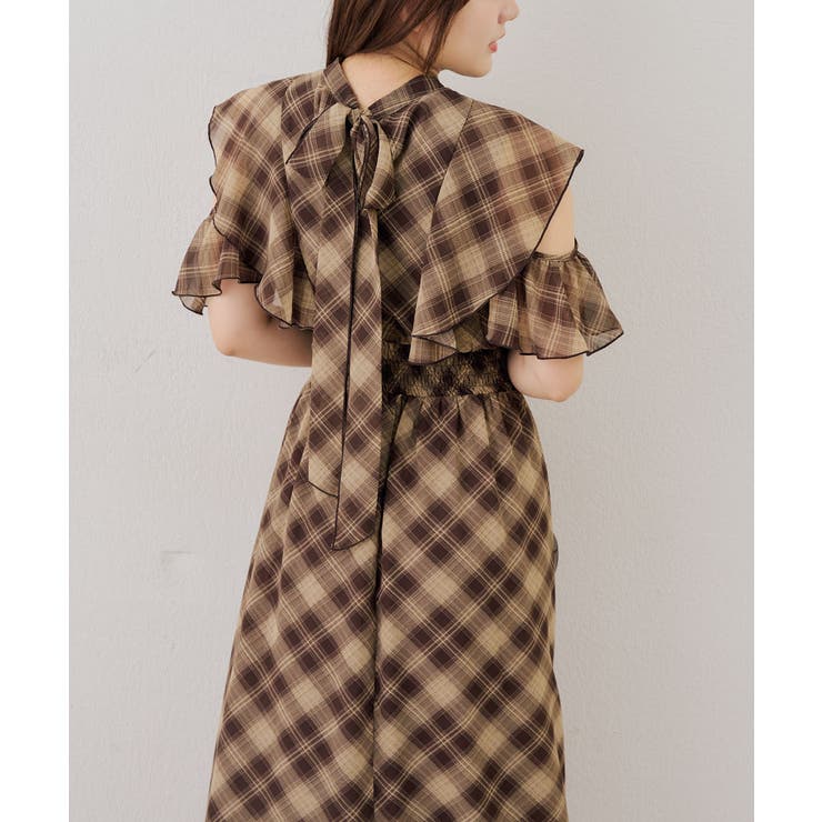 肩開き後リボンワンピース | RMAF　NICE CLAUP / OLIVE des OLIVE | 詳細画像23 