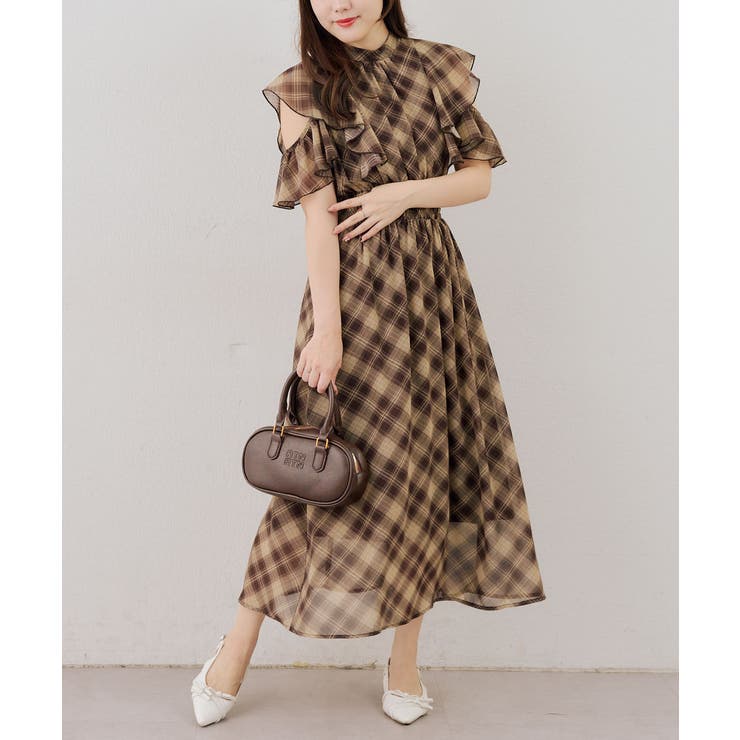 肩開き後リボンワンピース | RMAF　NICE CLAUP / OLIVE des OLIVE | 詳細画像25 